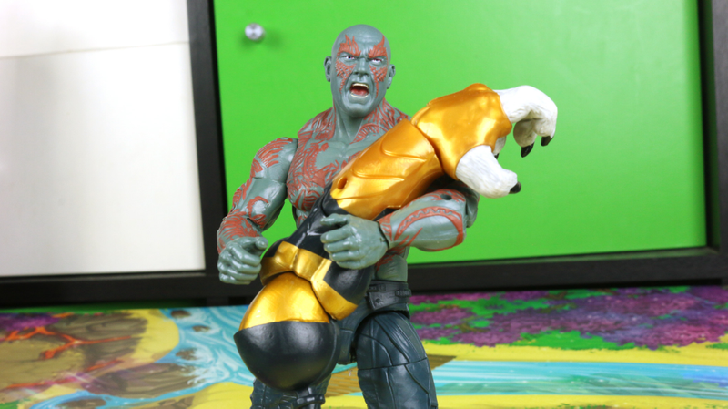 I can believe Drax holding a giant severed arm.